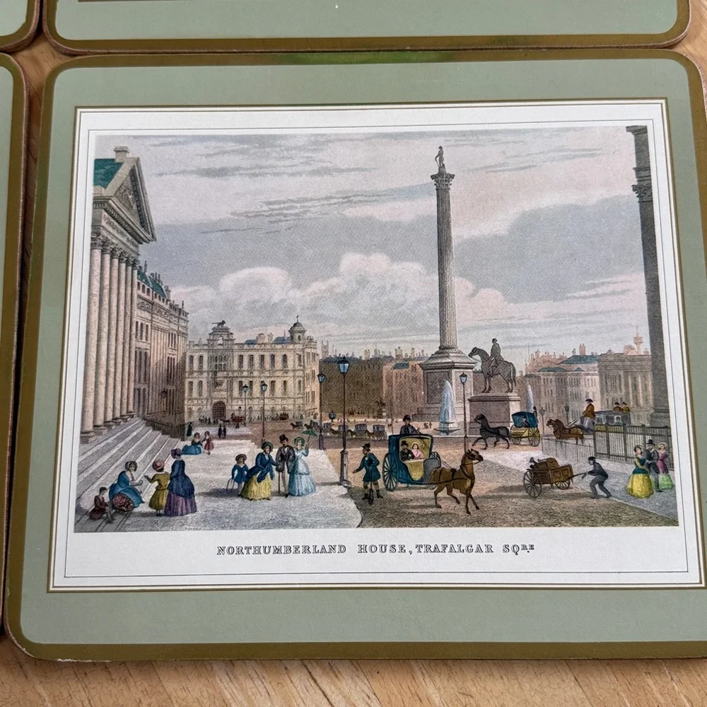 🌸3/$15 4 Vintage Pimpernel Placemats 19th Century London - Picture 5 of 10